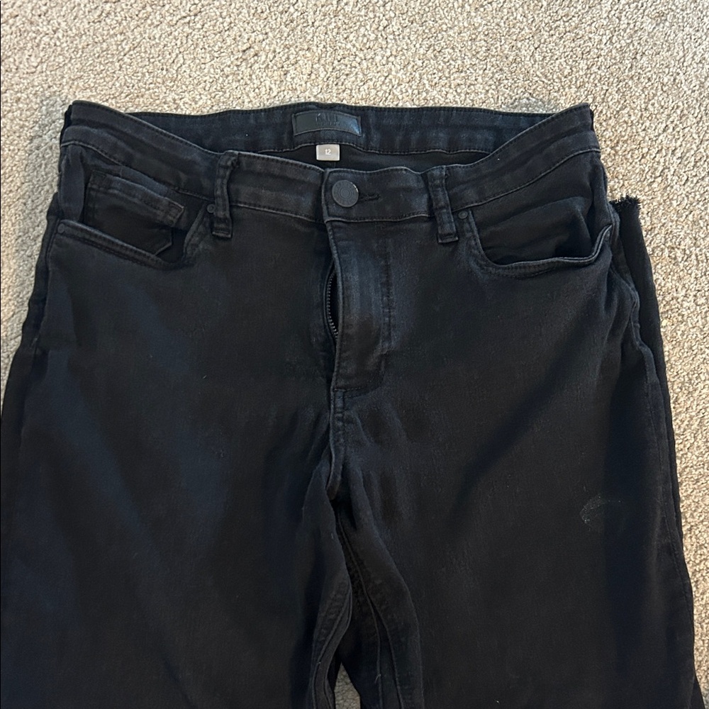 Ladies Black ankle flare Fit Jeans
